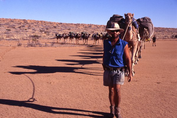 Andrew Harper in the Simpson Desert